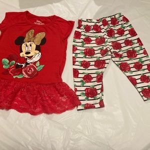 Toddler girl capri set